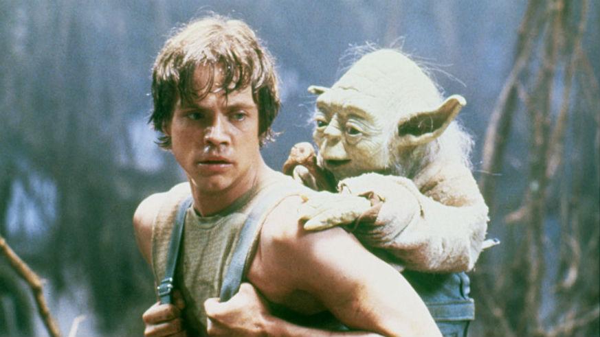 Luke Skywalker e Yoda