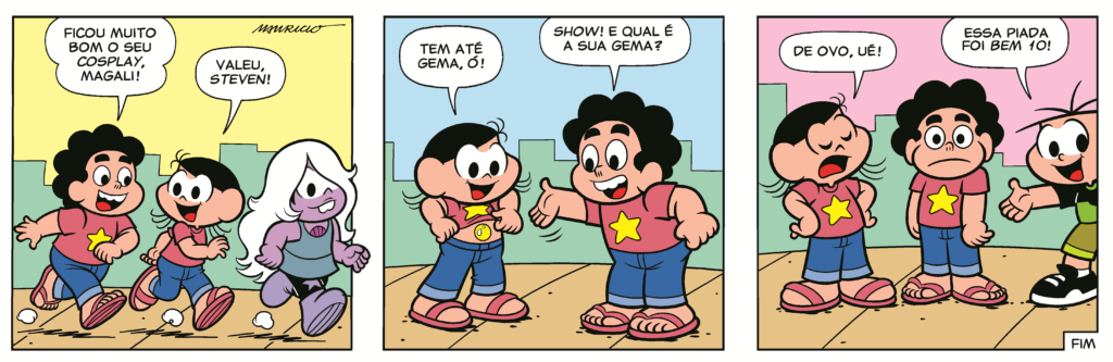 steve universo e turma da mônica