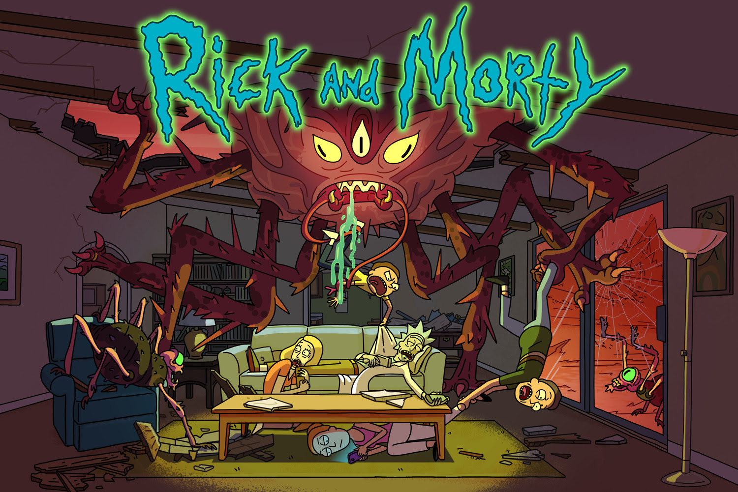 Rick morty. Монстры из Рика и Морти. Рик и Морти 3д. Рик и Морти Постер. Рик и Морти 3 сезон.