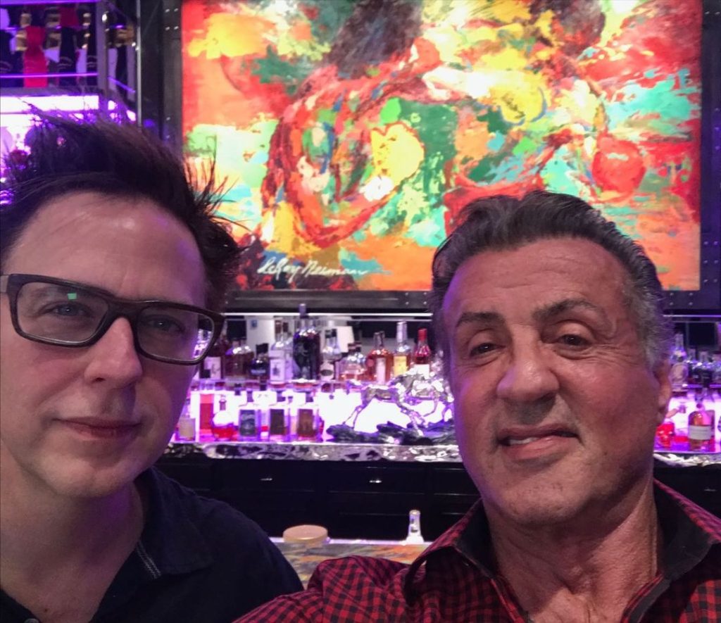 James Gunn e Sylvester Stallone