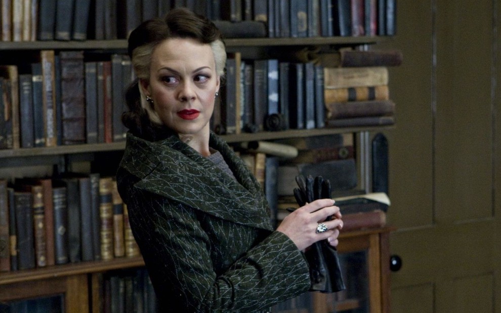 Helen como Narcisa Malfoy em Harry Potter