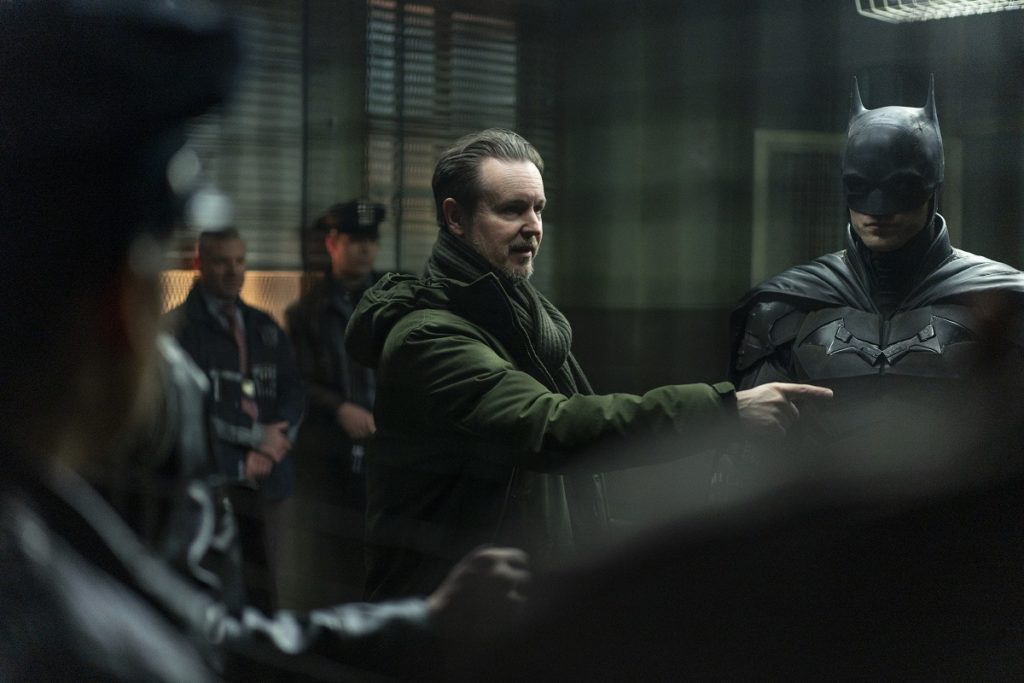Matt Reeves e Robert Pattinson em The Batman