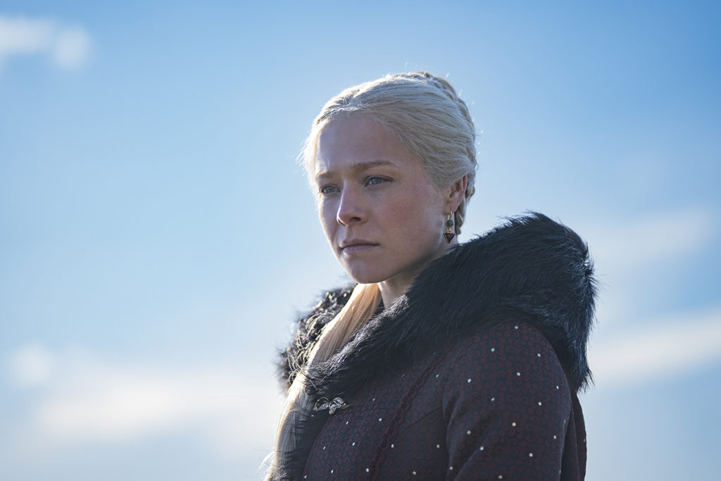 Emma D'Arcy como Princesa Rhaenyra Targaryen em House Of The Dragon