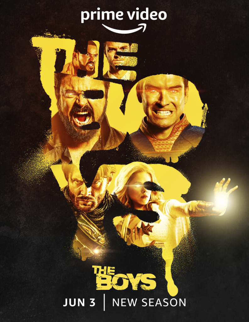 Cartaz da terceira temporada de The Boys