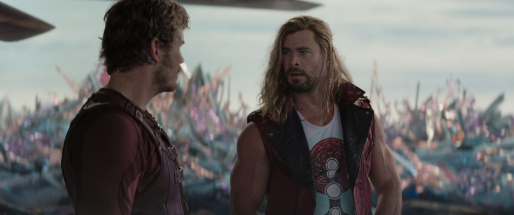 Senhor das Estrelas (Chris Pratt) em Thor: Amor e Trovão