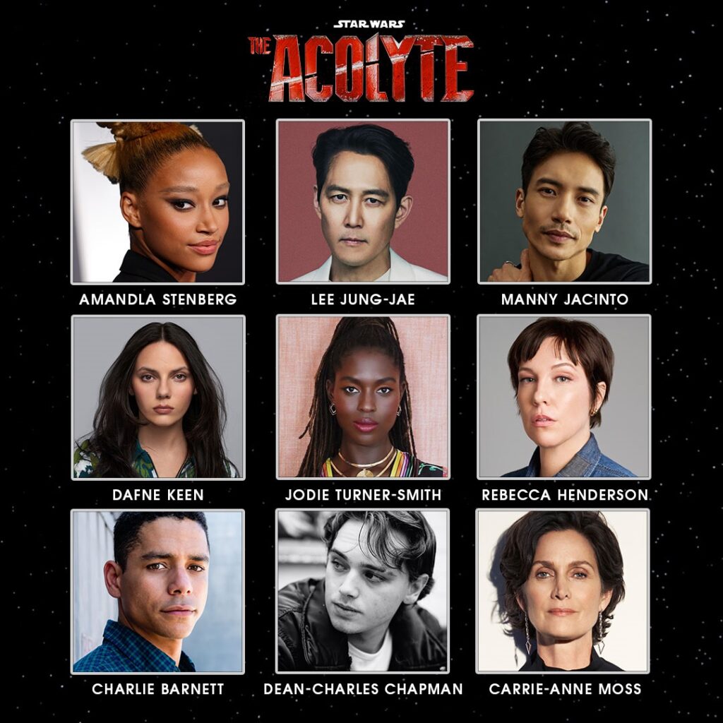 O elenco de The Acolyte, a nova série Star Wars