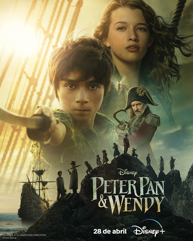 O Pôster do novo live-action de Peter Pan & Wendy
