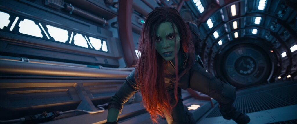 Zoe Saldana está de volta como Gamora
